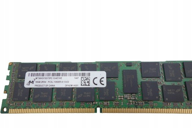 Památník Ram Micron 16GB 2RX4 PC3L-10600R-9-13-E2