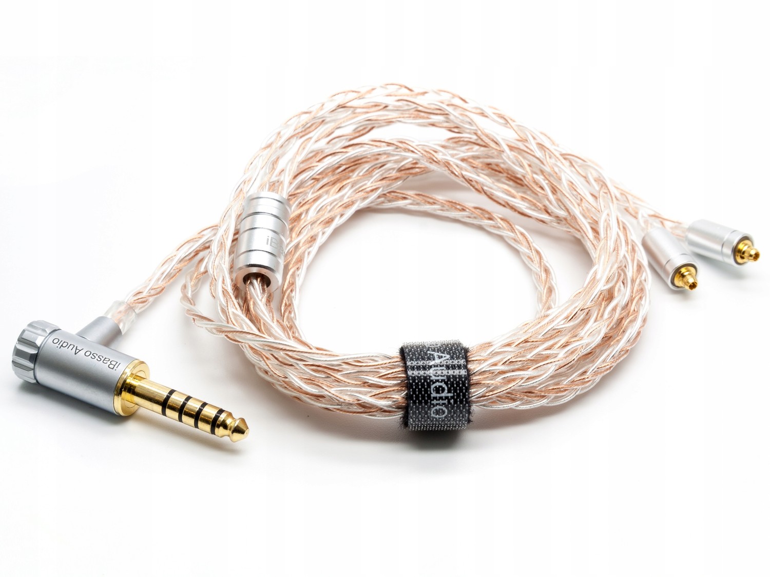 Kabel iBasso CB12s 4.4mm -> MMCX Měď+stříbro
