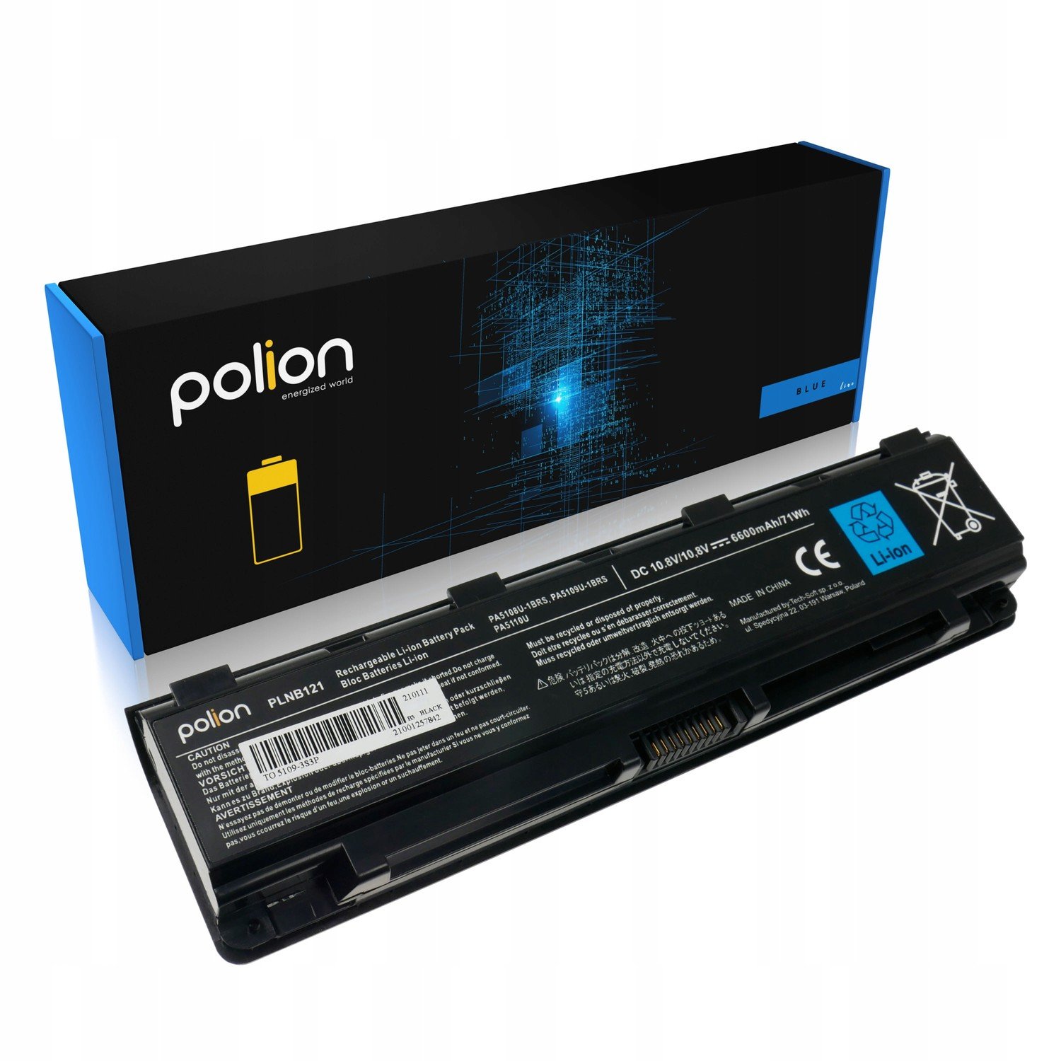 Baterie PA5109U-1BRS pro notebook Toshiba 6600mAh