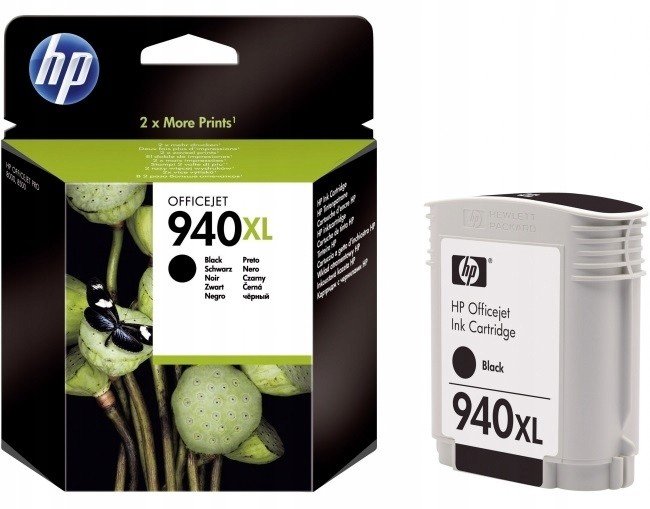 Hp 940XL Officejet Pro 8500 8000 8500A Inkoust Černý