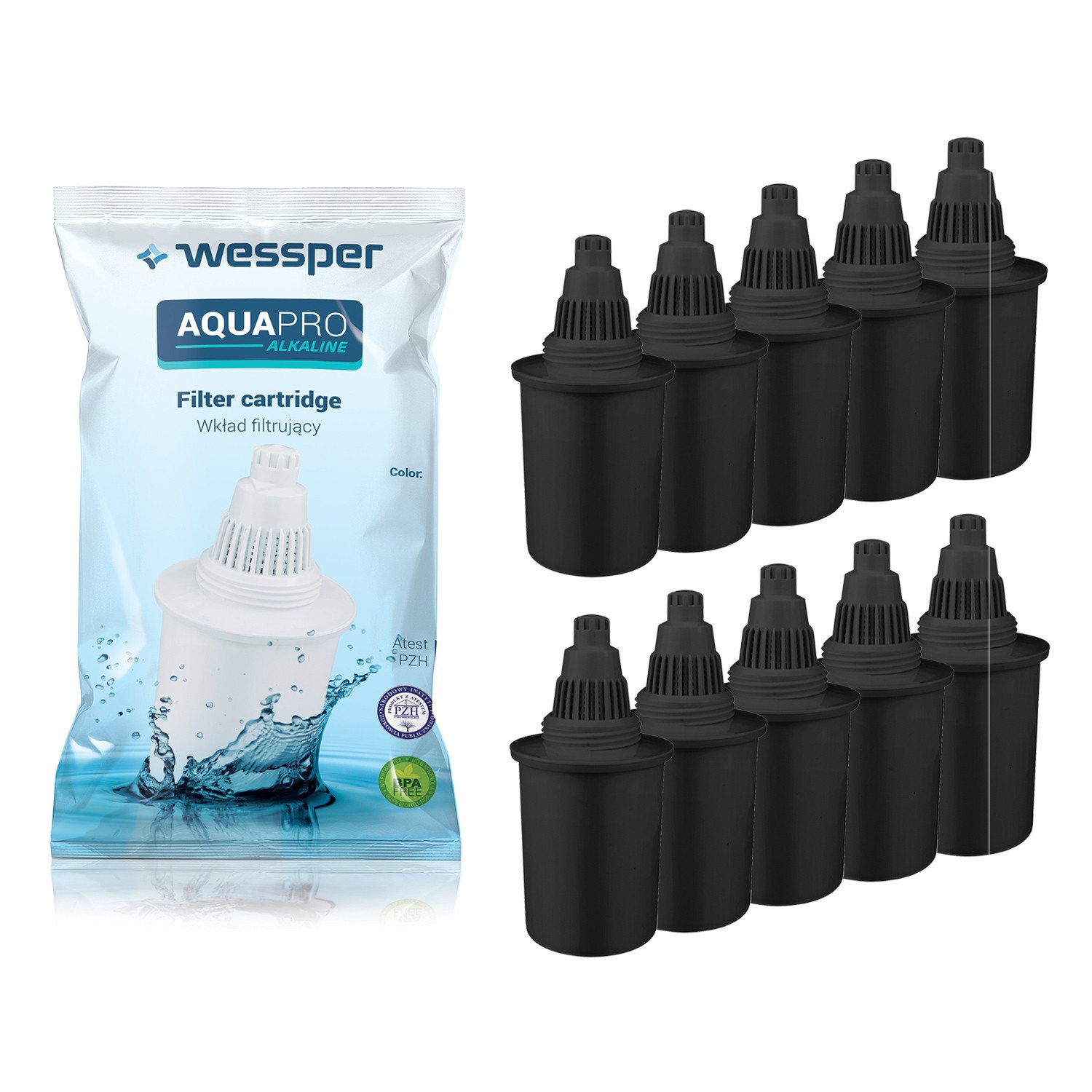 Filtr Do Džbánů wessper Aquapro Alkalický 3000L 1