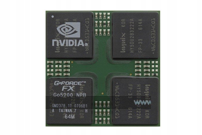 Nové Rozložení Bga Nvidia Geforce Fx GO5200 64M Lapkop