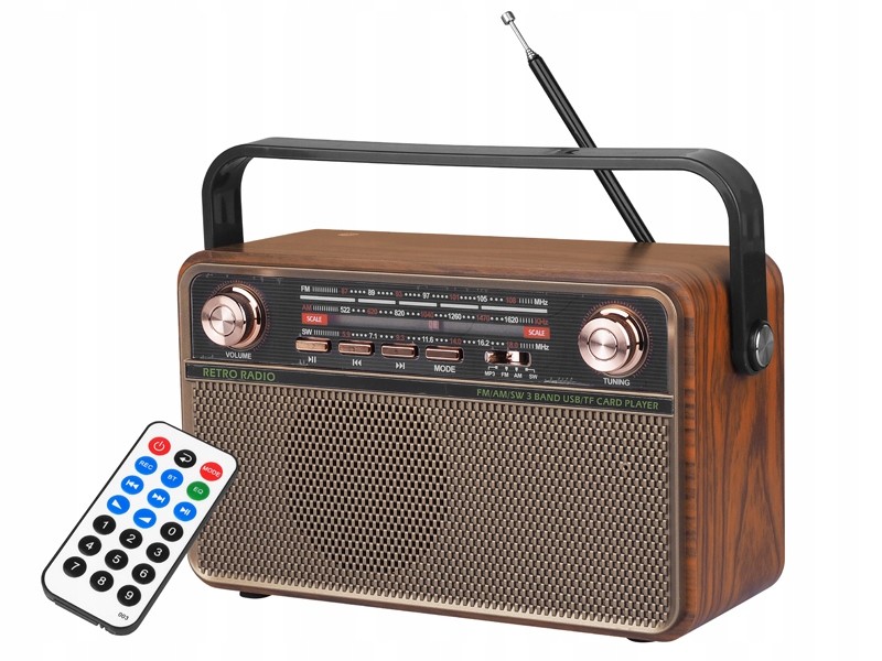 Přenosné rádio Retro MK-621 Bluetooth Usb 1200mAh