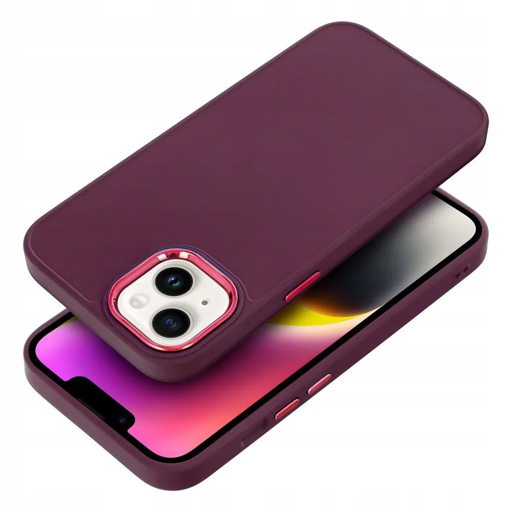 Pouzdro Frame pro Iphone 12 12 Pro fialové