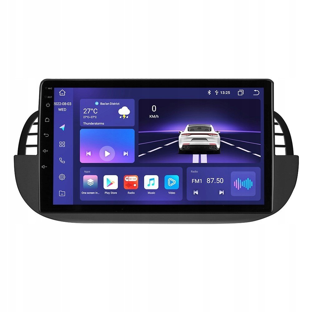 Navigace Android Fiat 500 Dsp Carplay 4/64 Gb Lte
