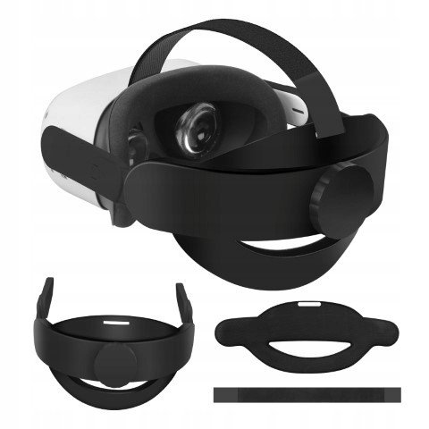 Lehký nastavitelný popruh pro Oculus Quest 2 Black