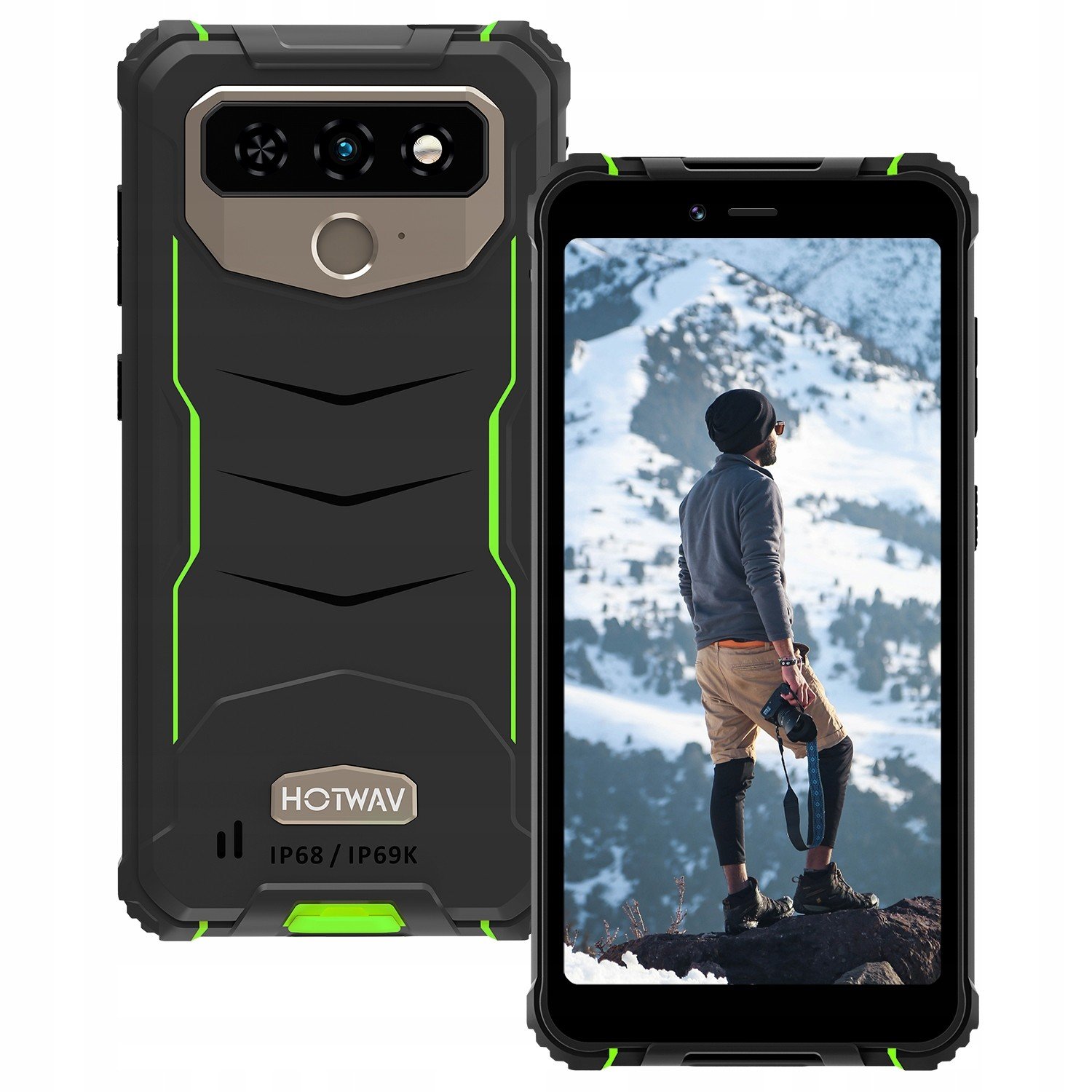 Smartphone Hotwav T5 Max 4/64GB 6050mAh Nfc zelený