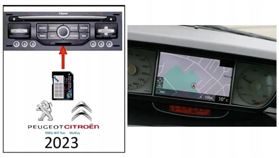 Mapa Pro Navigaci Citroen C8 2023 Rneg Radary