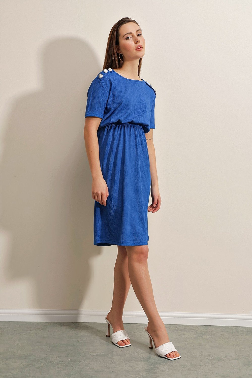 Bigdart Dress - Dark blue - A-line