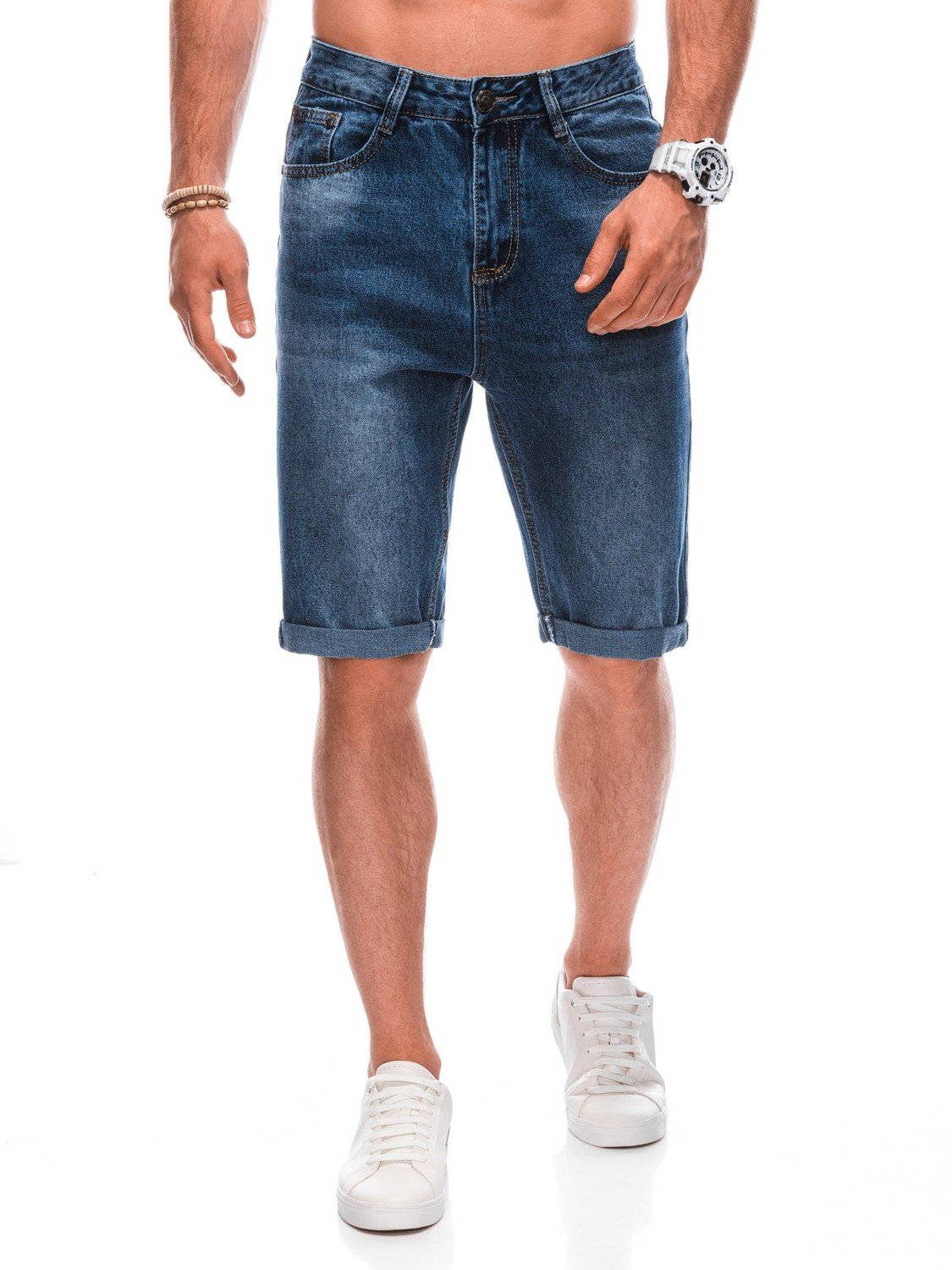 Edoti Men's denim shorts