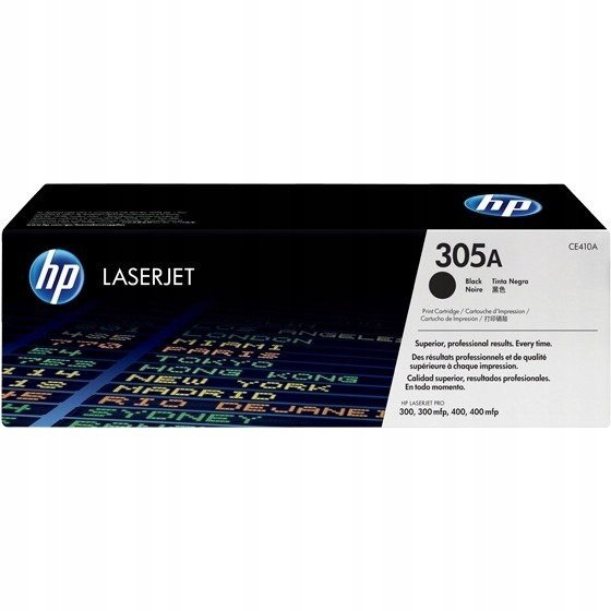 Toner Hp 305A (CE410A) černý 2200str LaserJet Pro