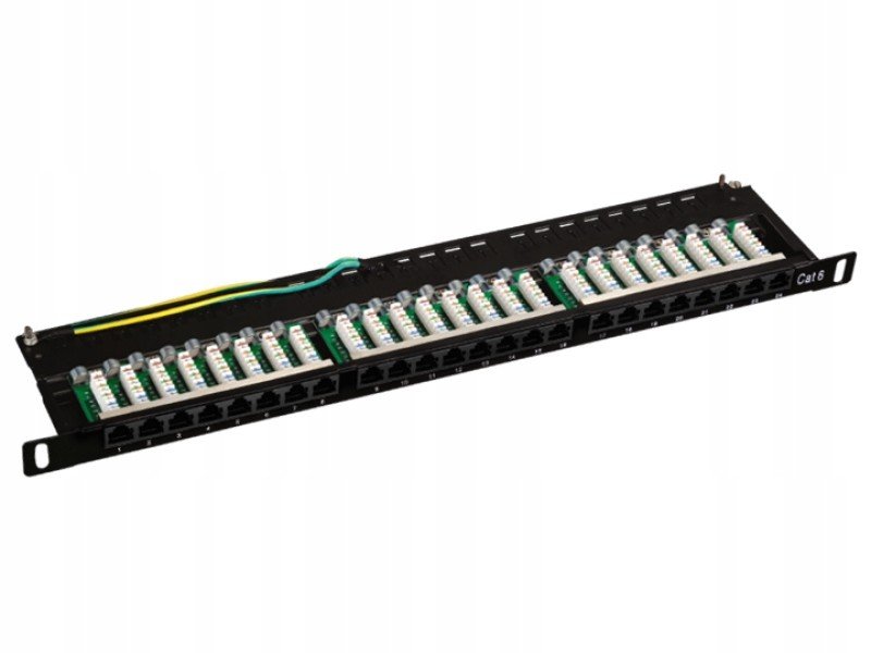 Patch panel Optimum Utp kat.6 24 Lsa 0.5U porty