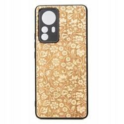 Dřevěné Pouzdro Na Xiaomi 12 Pro Květiny Polní Case