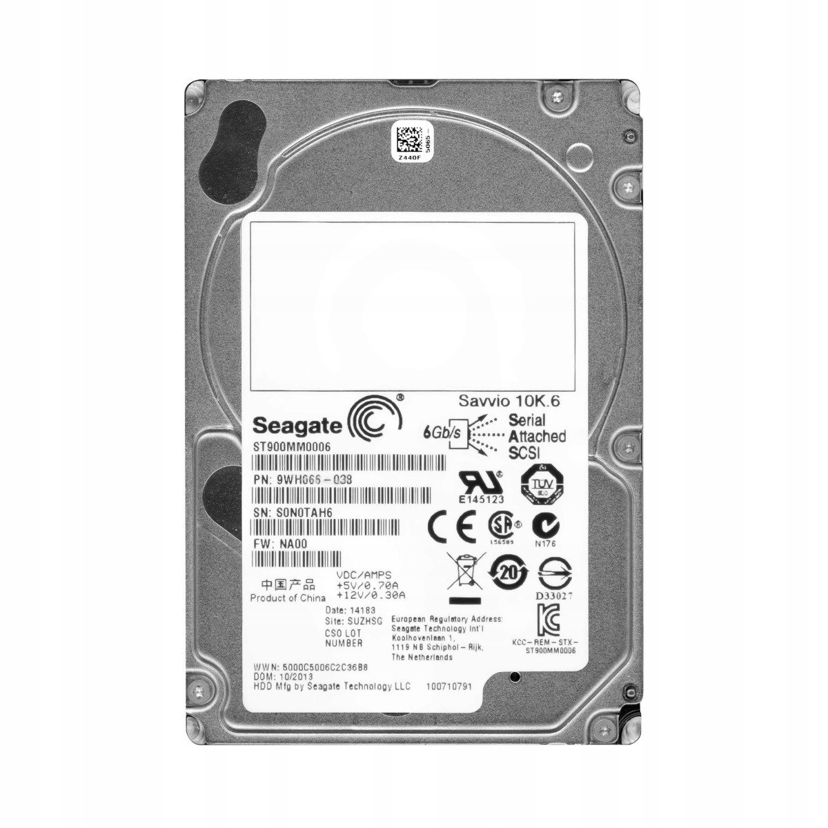 Seagate 900GB 10K 64MB SAS-2 2,5'' ST900MM0006