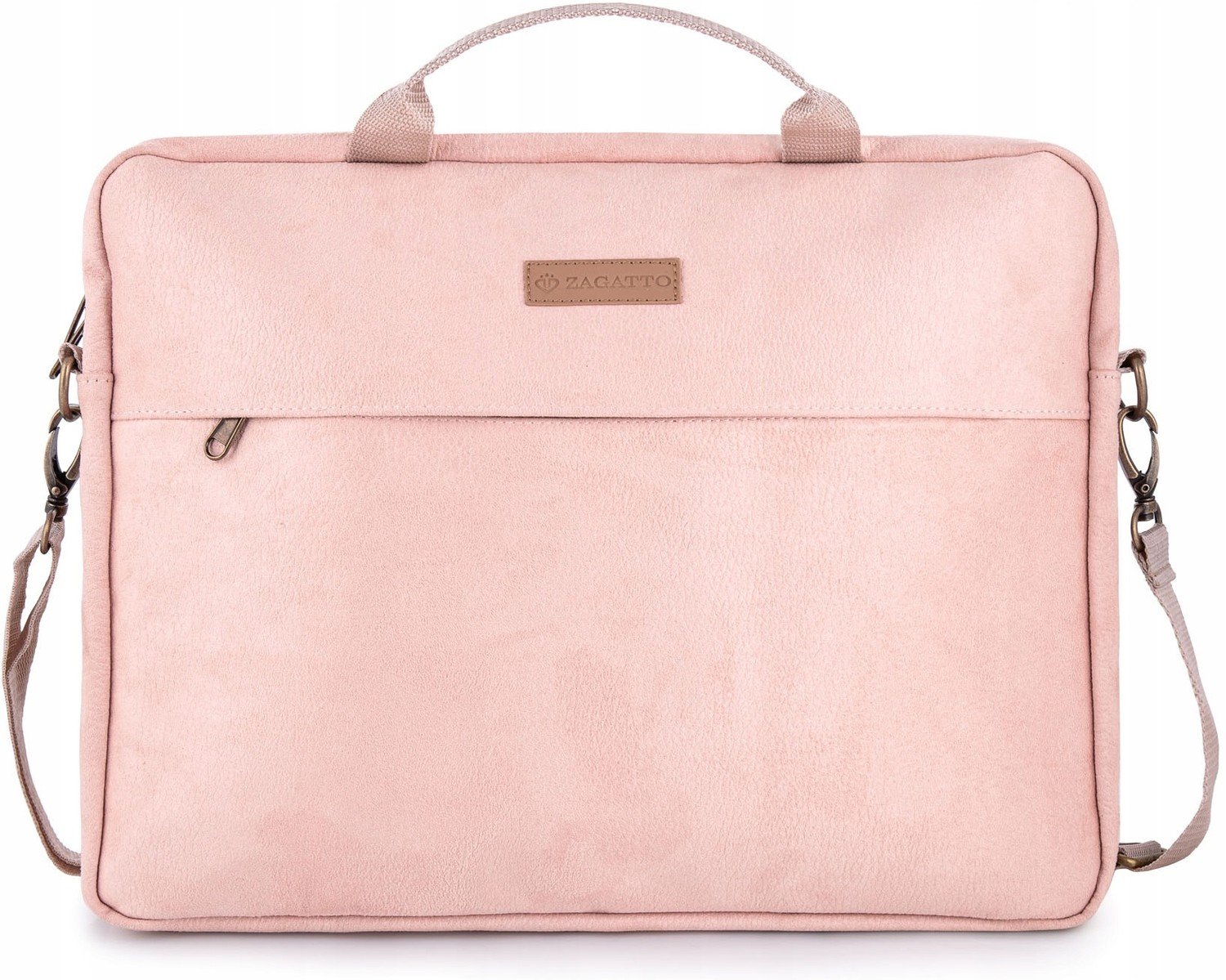 Zagatto Dámská taška na notebook 15,6 růžová lehká