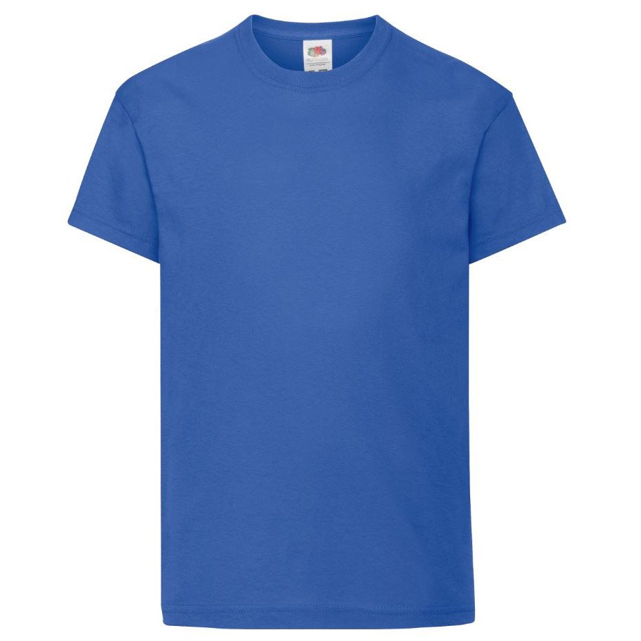Triko dětské Fruit of the Loom Kids Original - modré, 5-6 let