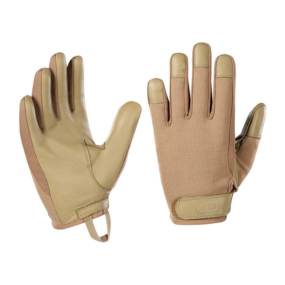 Rukavice taktické M-Tac Police Gloves - béžové, S