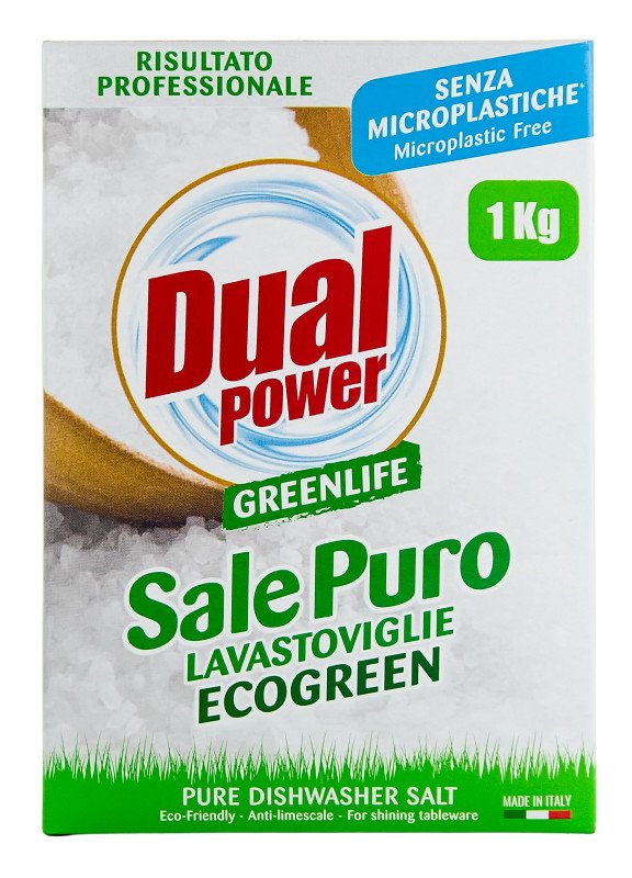 DUAL POWER GREENLIFE SALE PURO sůl do myčky 1 kg - DUAL POWER