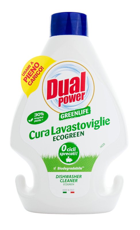 DUAL POWER GREENLIFE CURA LAVASTOVIGLIE ekologický čistič myčky 250 ml - DUAL POWER