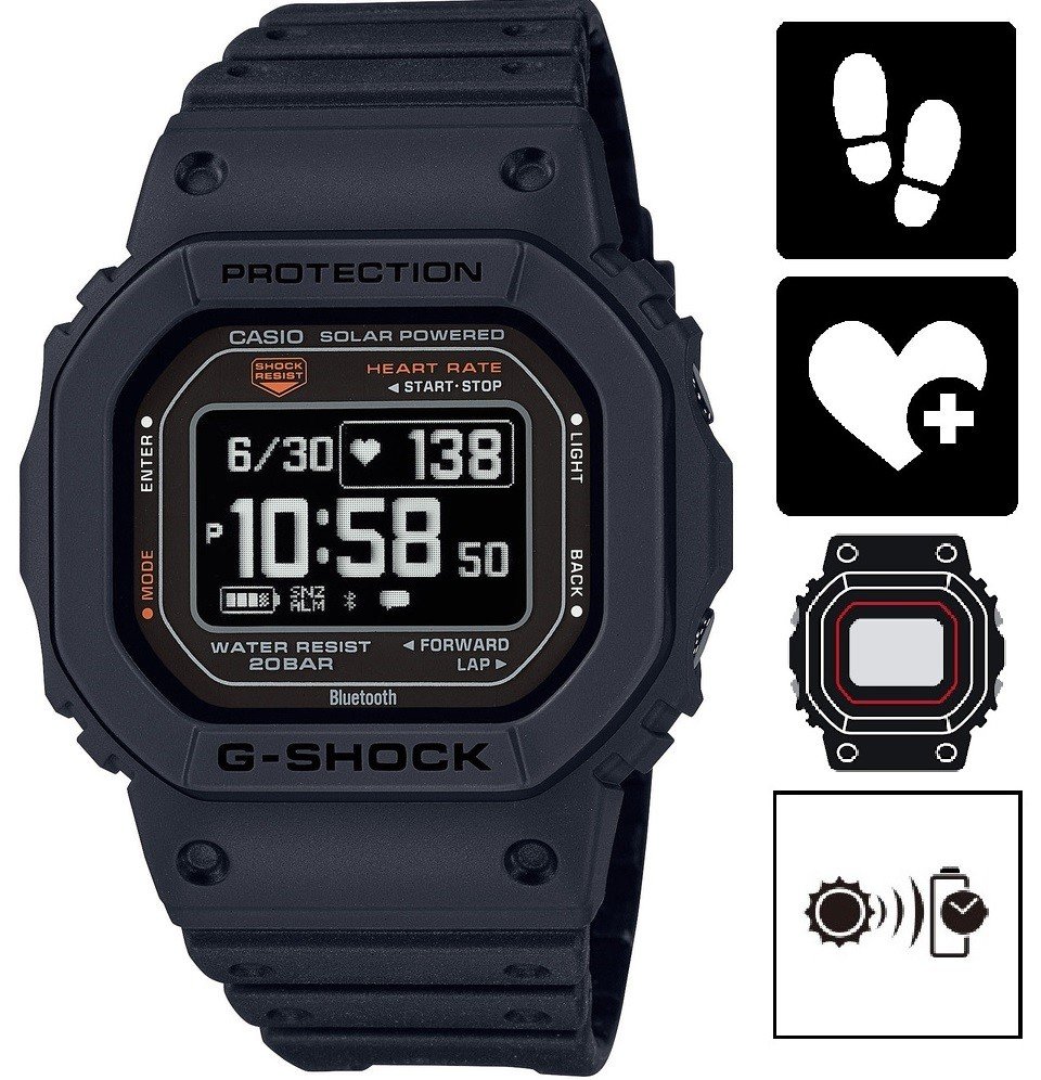 Casio G-Shock Move Bluetooth Solar HR DW-H5600-1ER (000)