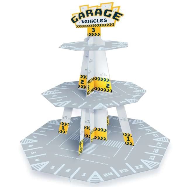 Stojan na cupcakes a dezerty Auta 34 x 46 cm