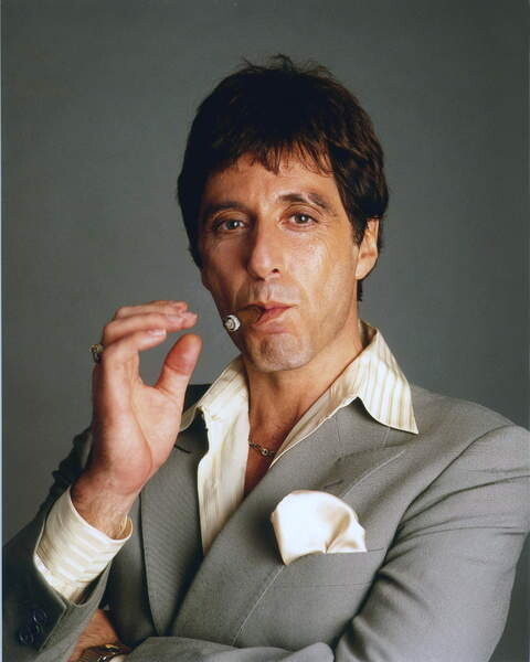 BRIDGEMAN IMAGES Umělecká fotografie Al Pacino, Scarface 1983 Directed By Brian De Palma, (30 x 40 cm)