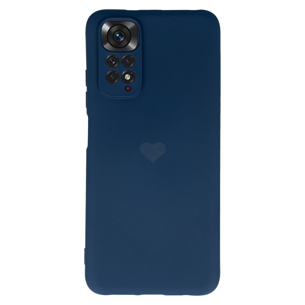 Vennus Valentýnské pouzdro Heart pro Xiaomi Redmi Note 11 Pro/ Redmi Note 11 Pro 5G - tmavě modré