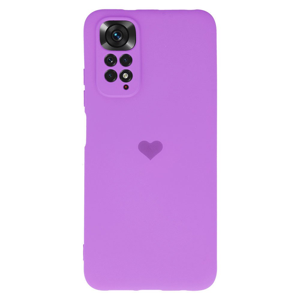 Vennus Valentýnské pouzdro Heart pro Xiaomi Redmi Note 11 Pro/ Redmi Note 11 Pro 5G - fialové