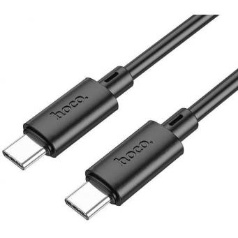 Data kabel HOCO X88 Gratified, USB-C/USB-C (PD), 3A, 60W, 1m, černá HOCO 477165 6931474783363