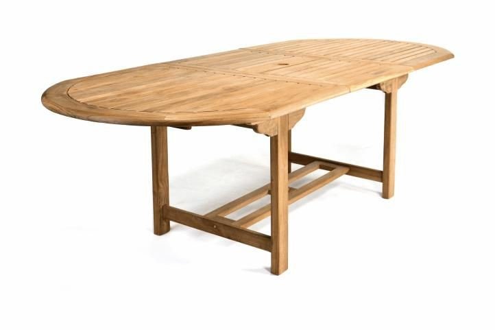 Garthen Rozšiřitelný zahradní stůl z týkového dřeva , 170 - 230 cm