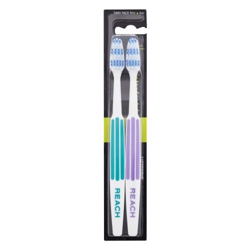 Listerine Reach Interdental Hard Green & Purple 2 ks zubní kartáček pro čištění i těžko přístupných míst unisex