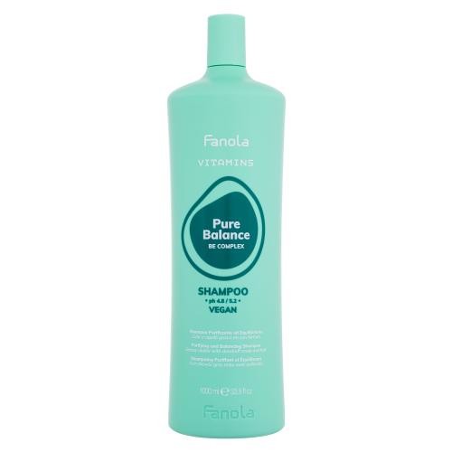 Fanola Vitamins Pure Balance Shampoo 1000 ml šampon proti lupům a mastnotě pro ženy