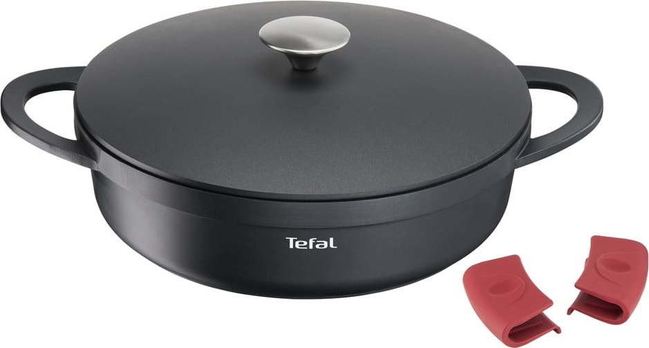 Hliníkový hrnec s pokličkou s nepřilnavým povrchem na indukci 4.3 l Trattoria – Tefal