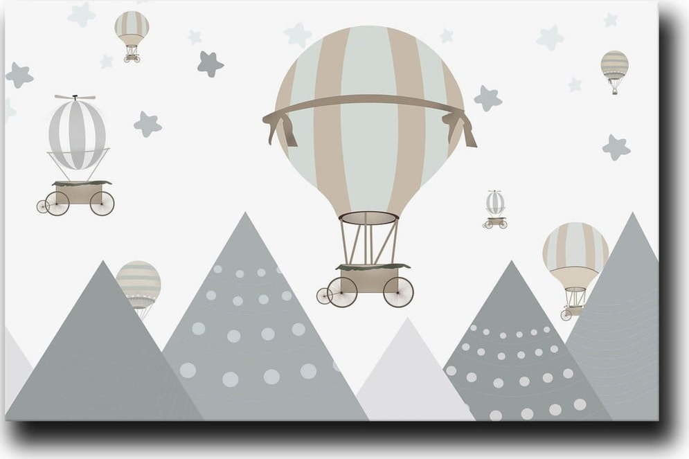 Dětský obrázek 45x70 cm Balloon – Wallity