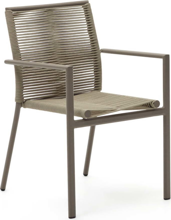Béžová kovová zahradní židle Culips – Kave Home