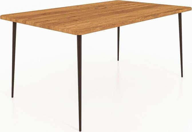 Jídelní stůl z dubového dřeva 160x90 cm Kula – The Beds