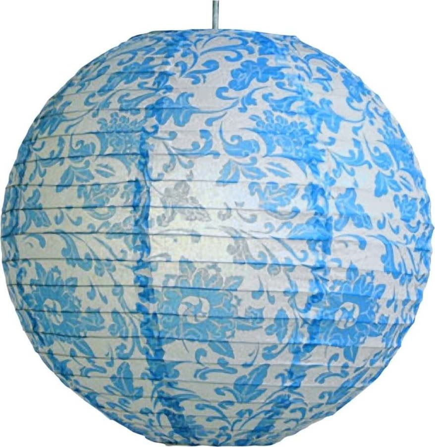 Bílo-modré stínidlo ø 35 cm – Candellux Lighting