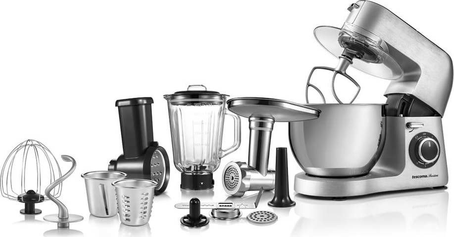 Kuchyňský robot ve stříbrné barvě President – Tescoma