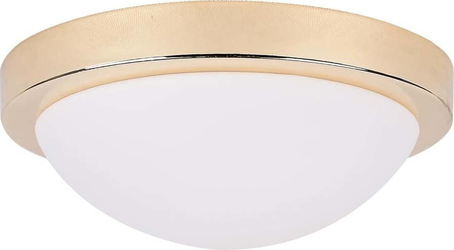 Stropní svítidlo ve zlaté barvě se skleněným stínidlem ø 28 cm Roda – Candellux Lighting