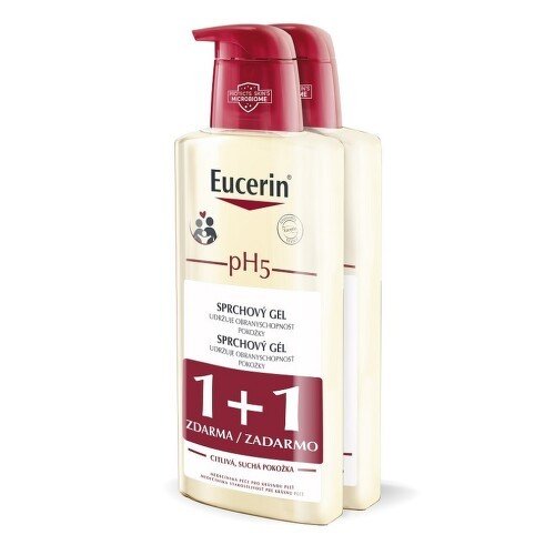 Eucerin Ph5 Sprchový Gel 2x400ml Promo2023