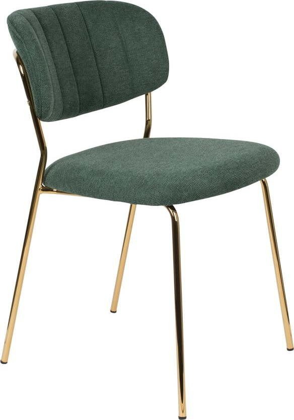 Tmavě zelené jídelní židle v sadě 2 ks Jolien – White Label