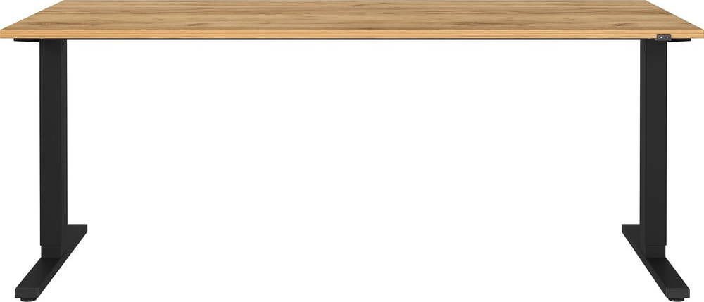 Pracovní stůl s deskou v dubovém dekoru 80x180 cm Lissabon – Germania