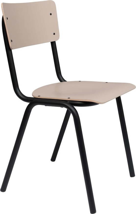 Béžové jídelní židle v sadě 4 ks Back to school – Zuiver