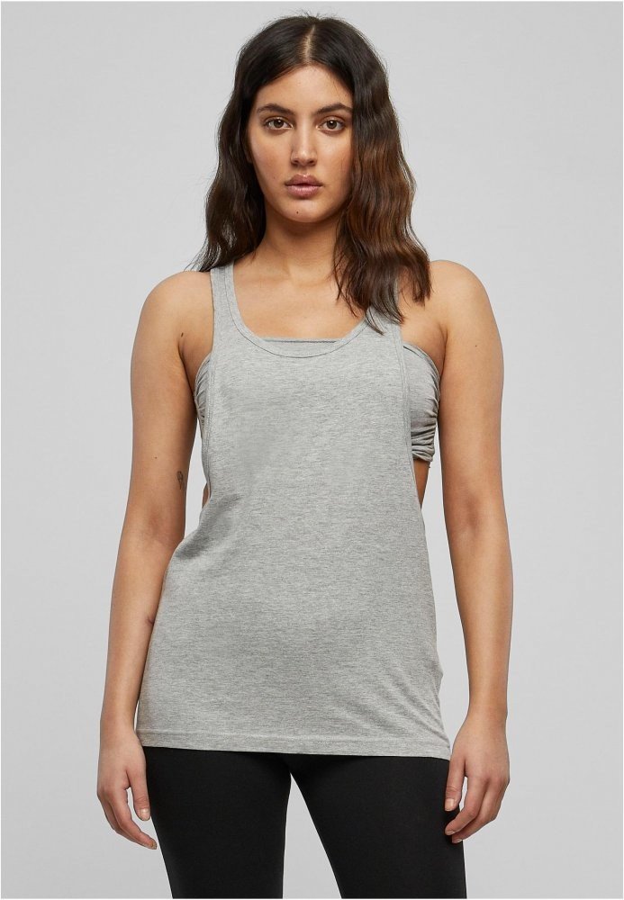 Ladies Loose Tank - grey M