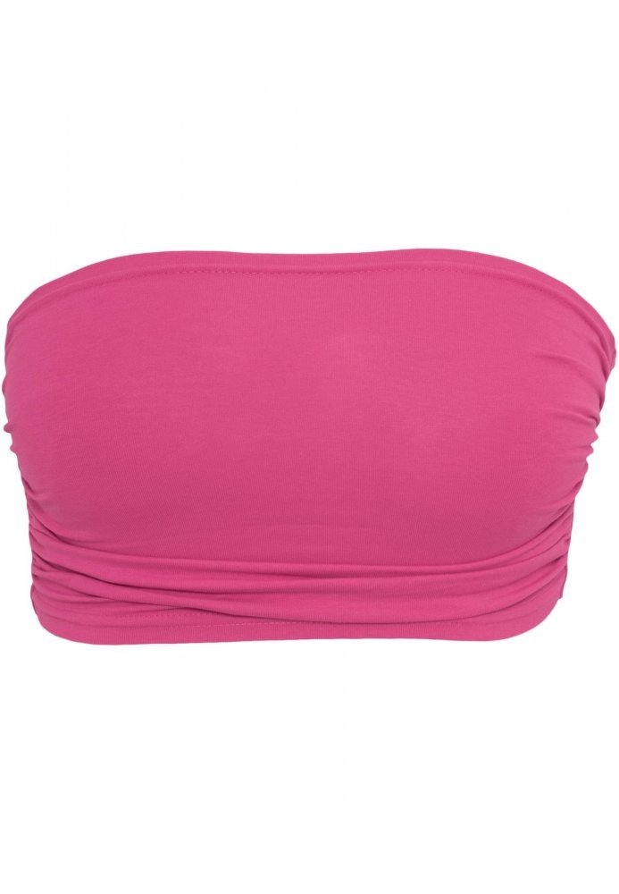 Ladies Bandeau Top - fuchsia L