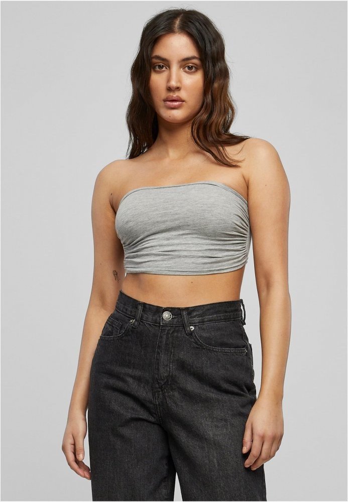 Ladies Bandeau Top - grey L