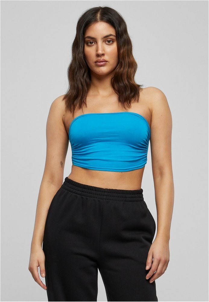 Ladies Bandeau Top - turquoise L