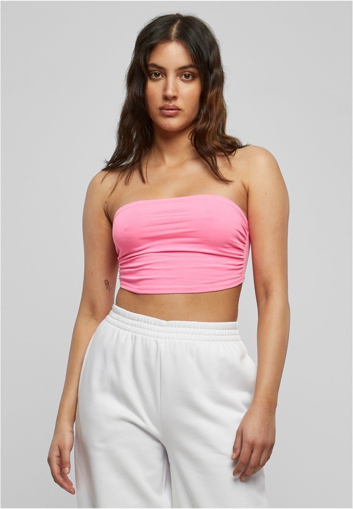 Ladies Neon Bandeau Top - neonpink L