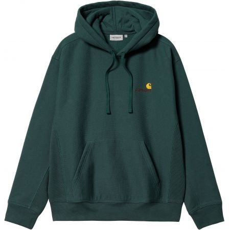 MIKINA CARHARTT WIP Hooded American Scri - zelená - L