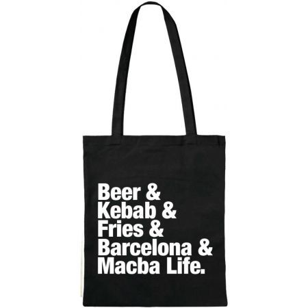 TAŠKA MACBA LIFE & Logo Tote - černá - univerzální
